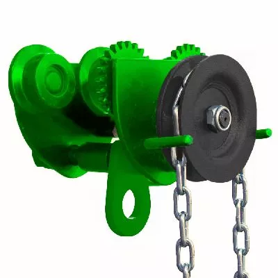 Тележка для ручных талей с цепным приводом HITCH TR100, 1 т, 6 м новое в магазине tool-24.ru