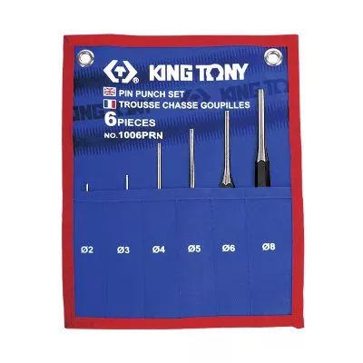 Цена по акции на набор выколоток, чехол из теторона, 6 предметов king tony 1006prn в магазине Инструмент-24