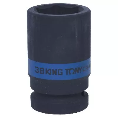 Головка торцевая ударная глубокая шестигранная 1&quot;, 38 мм KING TONY 843538M KING TONY – анонс, характеристики, MST843538M 