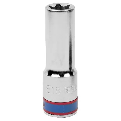Головка торцевая TORX Е-стандарт 1/2&quot;, E18, L = 77 мм KING TONY 427518M KING TONY – анонс, характеристики, MST427518M 