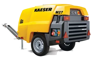 Компрессор KAESER M 27 PE (на шасси) дизельный без подготовки воздуха – анонс, характеристики, 