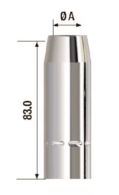 Газовое сопло FUBAG d16 мм FB400 6&nbsp;830 &#8381;