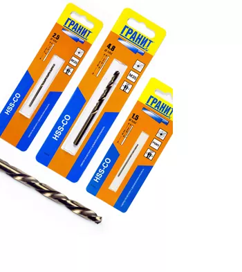 Сверло по металлу HSS-Co 4,2х75/43 - ГРАНИТ – купить в , подробное изображение 
