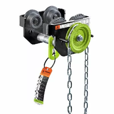 Тележка для ручных талей с цепным приводом HITCH TR200, 1 т, 3 м новое в магазине tool-24.ru