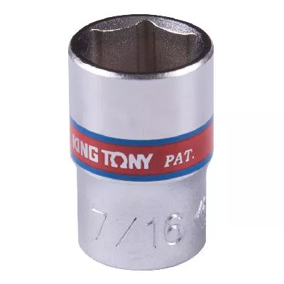 Головка торцевая стандартная шестигранная 1/4&quot;, 7/16&quot;, дюймовая KING TONY 233514S KING TONY – анонс, характеристики, MST233514S 