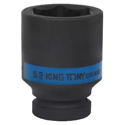 Головка торцевая ударная глубокая шестигранная 1&quot;, 52 мм KING TONY 843552M KING TONY – анонс, характеристики, MST843552M 