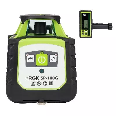 Комплект: ротационный нивелир RGK SP-100G + миллиметровый приёмник излучения RGK LD-88G (134401) RGK – анонс, характеристики, 