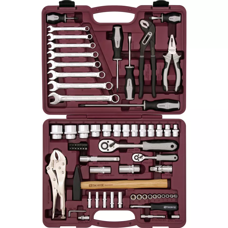 Набор инструмента Thorvik UTS0072 1/4",1/2"DR