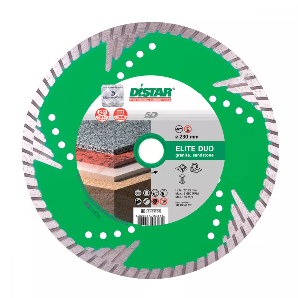 Алмазный диск DISTAR 1A1R Turbo Elite Duo D125