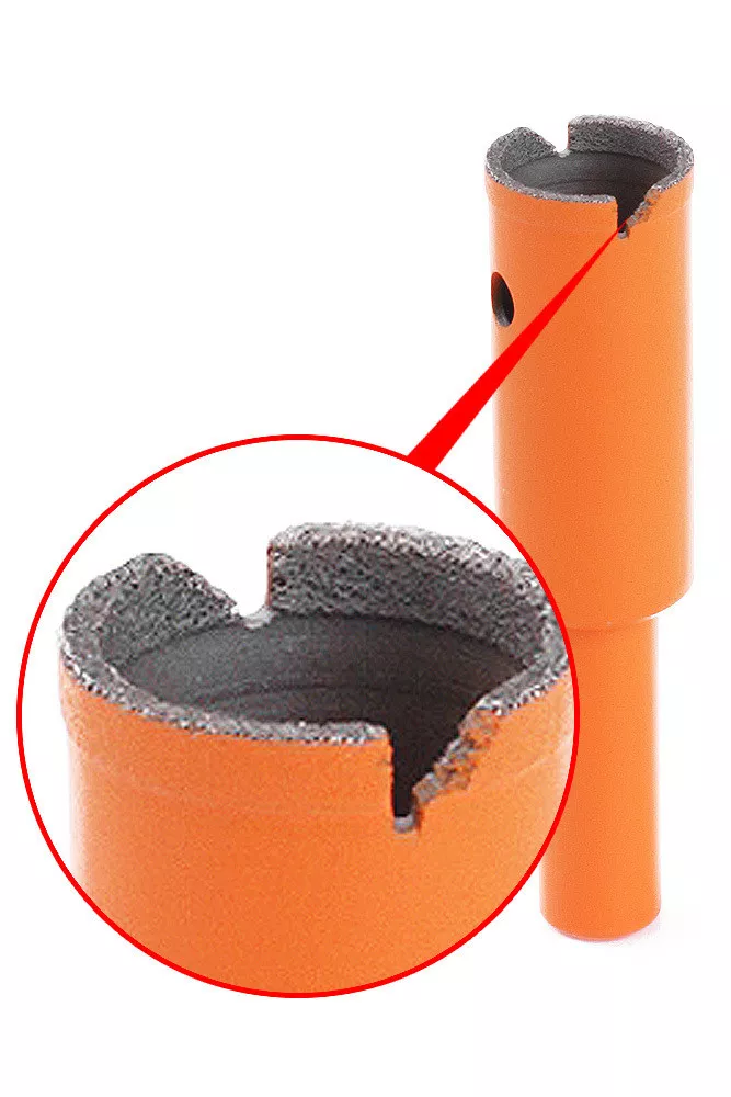 Алмазная коронка по керамограниту MESSER TETRIS D8