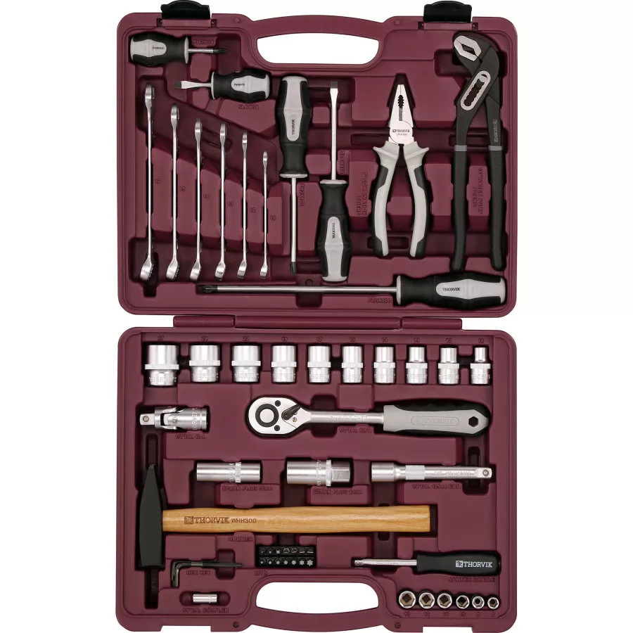 Набор инструмента Thorvik UTS0056 1/4",1/2"DR