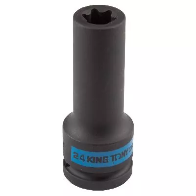 Головка торцевая ударная глубокая TORX Е-стандарт 3/4&quot;, E24, L = 110 мм KING TONY 647524M KING TONY – анонс, характеристики, MST647524M 