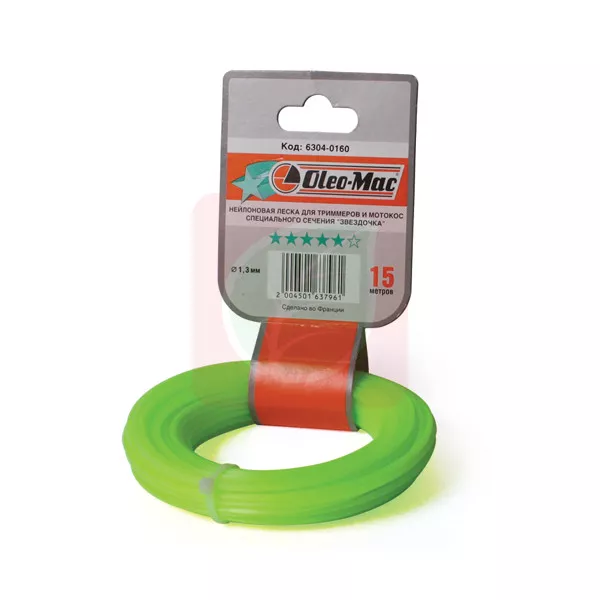 Леска Oleo-Mac 1.3мм 15м star: Расходные материалы Товар УТ000020026 0