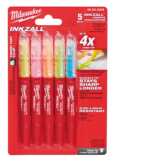Маркеры Milwaukee INKZALL Coloured - 5 pc : 1&nbsp;190 &#8381; 
