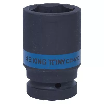 Головка торцевая ударная глубокая шестигранная 1&quot;, 42 мм KING TONY 843542M KING TONY – анонс, характеристики, MST843542M 