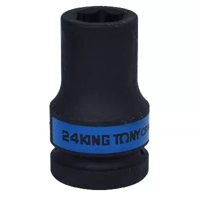 Головка торцевая ударная глубокая шестигранная 1&quot;, 24 мм KING TONY 843524M KING TONY – анонс, характеристики, MST843524M 