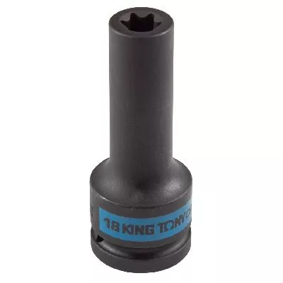 Головка торцевая ударная глубокая TORX Е-стандарт 3/4&quot;, E18, L = 110 мм KING TONY 647518M KING TONY – анонс, характеристики, MST647518M 
