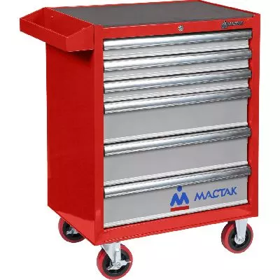 Тележка инструментальная, 6 выдвижных ящиков, &quot;ПРИМА&quot;, красная МАСТАК 521-06581R МАСТАК – анонс, характеристики, MST521-06581R 