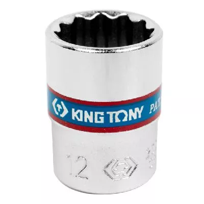 Головка торцевая стандартная двенадцатигранная 1/4&quot;, 12 мм KING TONY 233012M KING TONY – анонс, характеристики, MST233012M 