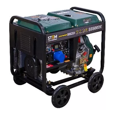 Поиск генератор дизельный stem techno s5500de (5.5 квт, электростартер, дисплей, подогрев) по фото в tool-24.ru