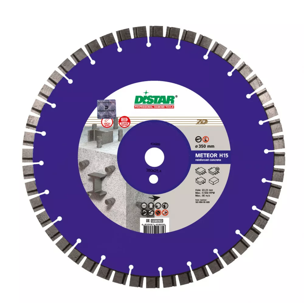 Алмазный диск DISTAR 1A1RSS/C3-W Meteor H15 D500