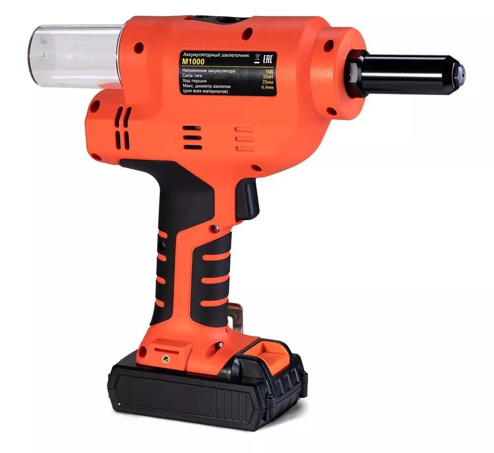 Аккумуляторный заклепочник MESSER M1000 вытяжной 