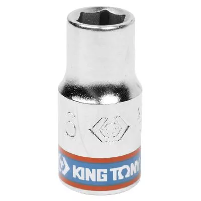 Головка торцевая стандартная шестигранная 1/4&quot;, 6 мм KING TONY 233506M KING TONY – анонс, характеристики, MST233506M 