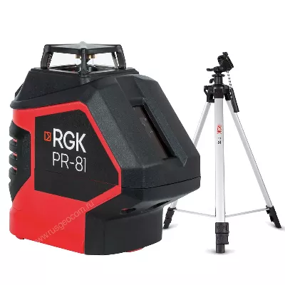 Комплект: лазерный уровень RGK PR-81 + штатив RGK F170 (129787) RGK – анонс, характеристики, 
