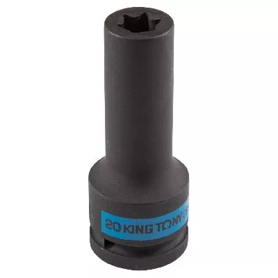 Головка торцевая ударная глубокая TORX Е-стандарт 3/4&quot;, E20, L = 110 мм KING TONY 647520M KING TONY – анонс, характеристики, MST647520M 