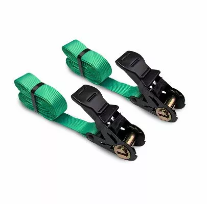 Акции в Инструмент-24 на комплект 2шт ремней стяжных кольцевых с храповым механизмом hitch regular 25мм 1т 2м