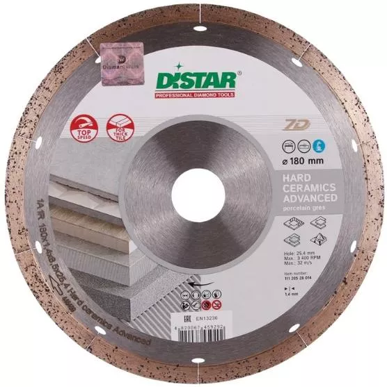Алмазный диск DISTAR 1A1R HARD CERAMICS D115