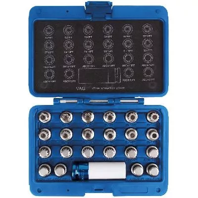 Набор насадок для секреток колес VW, 23 предмета KING TONY 9BW0123 KING TONY – анонс, характеристики, MST9BW0123 