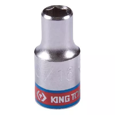 Головка торцевая стандартная шестигранная 1/4&quot;, 3/16&quot;, дюймовая KING TONY 233506S KING TONY – анонс, характеристики, MST233506S 