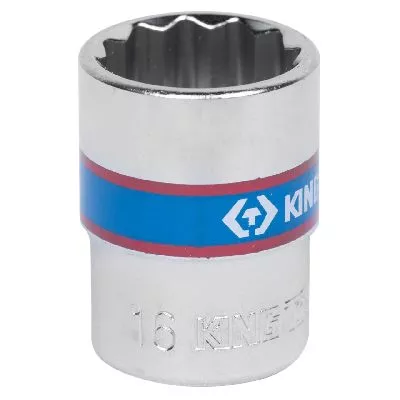 Головка торцевая стандартная двенадцатигранная 3/8&quot;, 16 мм KING TONY 333016M KING TONY – анонс, характеристики, MST333016M 