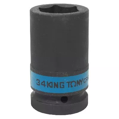 Головка торцевая ударная глубокая шестигранная 1&quot;, 34 мм KING TONY 843534M KING TONY – анонс, характеристики, MST843534M 
