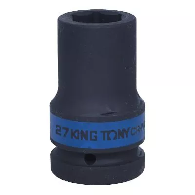Головка торцевая ударная глубокая шестигранная 1&quot;, 27 мм KING TONY 843527M KING TONY – анонс, характеристики, MST843527M 