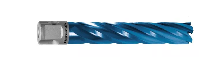 Корончатое сверло Karnasch Blue-Line L80 D45 HSS-XE Universal/Weldon 19 мм