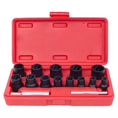 Набор торцевых головок для поврежденных гаек и болтов, 8-21 мм, кейс, 15 предметов МАСТАК 109-30015C : в описании характеристика и цена Цена по акции на набор торцевых головок для поврежденных гаек и болтов, 8-21 мм, кейс, 15 предметов мастак 109-30015c в магазине Инструмент-24