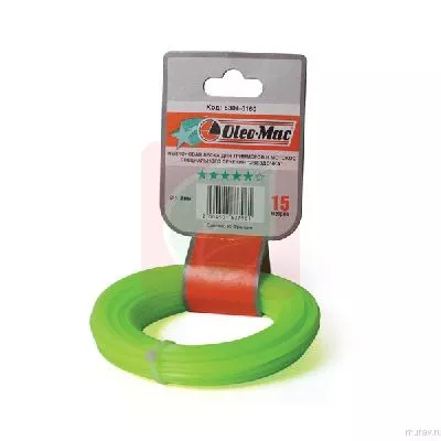 Расходные материалы : комплектация леска oleo-mac 2.4мм 15м star Леска Oleo-Mac 2.4мм 15м star; цена 431 ₽