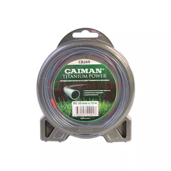 Профессиональная леска Caiman Titanium Power 2,5 мм/15 м: CB269 по цене 650 ₽  Профессиональная леска Caiman Titanium Power 2,5 мм/15 м: Расходные материалы Товар УТ000019908 0