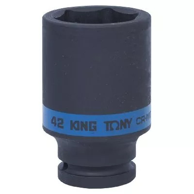Головка торцевая ударная глубокая шестигранная 3/4&quot;, 42 мм KING TONY 643542M KING TONY – анонс, характеристики, MST643542M 