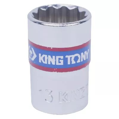 Головка торцевая стандартная двенадцатигранная 3/8&quot;, 13 мм KING TONY 333013M KING TONY – анонс, характеристики, MST333013M 