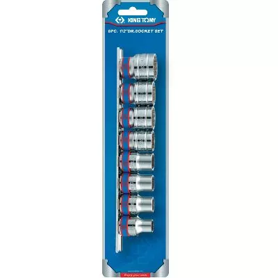 Набор торцевых головок 1/2&quot;, шестигранные, 10-22 мм, 8 предметов KING TONY 4510MR KING TONY – анонс, характеристики, MST4510MR 