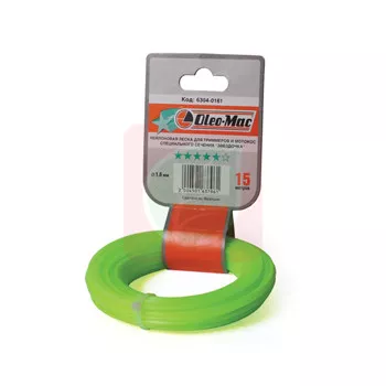 Расходные материалы : комплектация леска oleo-mac 1.6мм 15м star Леска Oleo-Mac 1.6мм 15м star; цена 320 ₽