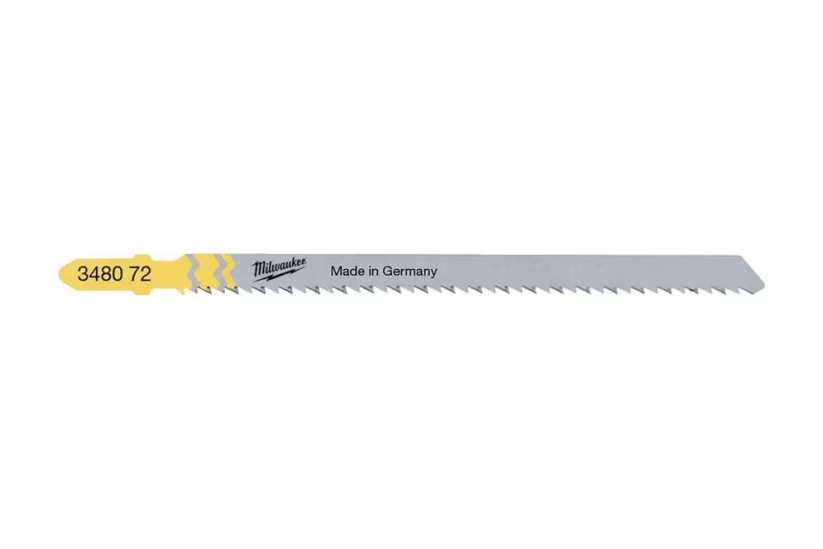 Milwaukee 105x2.5 mm T101BR 5шт Полотна для лобзика столешницы, ДСП