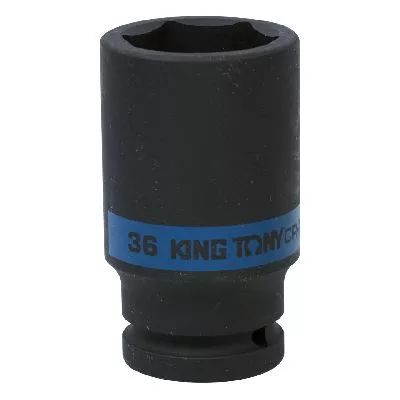 Головка торцевая ударная глубокая шестигранная 3/4&quot;, 36 мм KING TONY 643536M KING TONY – анонс, характеристики, MST643536M 