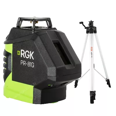 Комплект: лазерный уровень RGK PR-81G + штатив RGK LET-170 (129788) RGK – анонс, характеристики, 