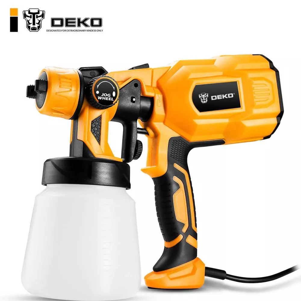 Краскопульт электрический DEKO DKSG55K1 HVLP (550W, 800 мл)