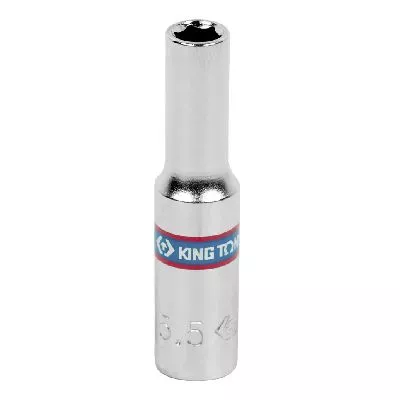 Головка торцевая глубокая шестигранная 1/4&quot;, 5,5 мм KING TONY 223555M KING TONY – анонс, характеристики, MST223555M 