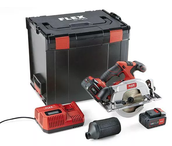 Аккумуляторная ручная дисковая пила FLEX CS 62 18.0-EC/5.0 Set